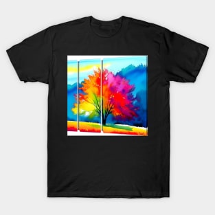 Watercolour tree T-Shirt